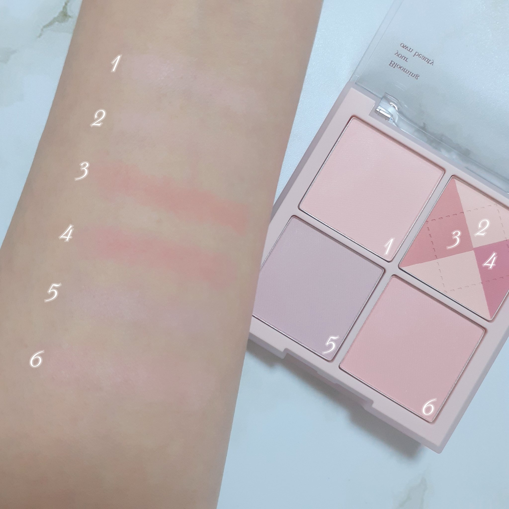 ブレンディングムードチーク/dasique/パウダーチークを使ったクチコミ（3枚目）