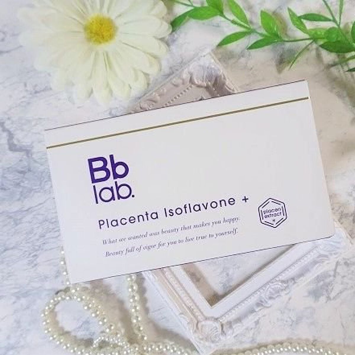 プラセンタ イソフラボン+/Bb lab./美容サプリメントを使ったクチコミ(2枚目)