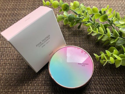 ピンクティーツリーカバークッション/APLIN/クッションファンデーションを使ったクチコミ(1枚目)