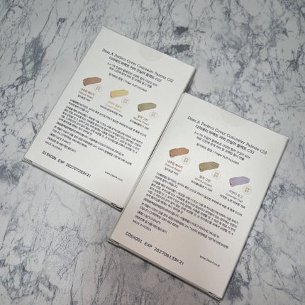 パーフェクトカバー コンシーラーパレット/Dear.A/パレットコンシーラーを使ったクチコミ(8枚目)