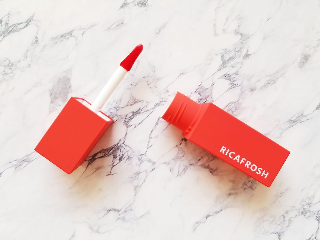 ジューシーリブティント/RICAFROSH/リップティントを使ったクチコミ（2枚目）