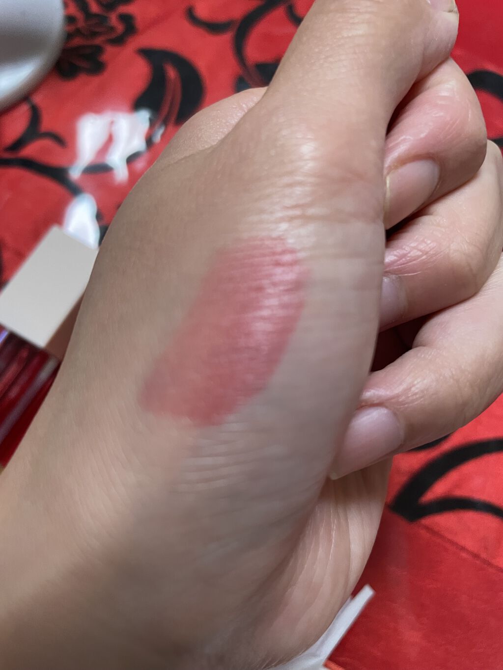 ウォーターグロスティント #05 Evening Dew/dasique/リップティントを使ったクチコミ（3枚目）