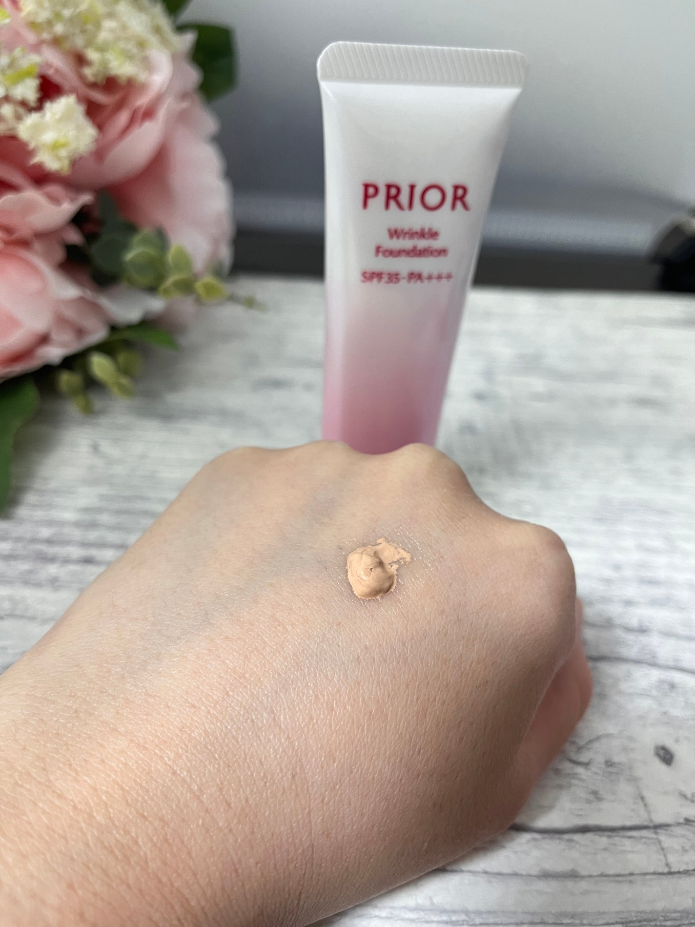 薬用 リンクル美コルセットファンデーション/プリオール/クリーム・エマルジョンファンデーションを使ったクチコミ(3枚目)