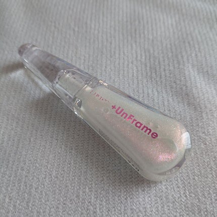LIP38℃ +UnFrame<ホログラフィック>/UZU BY FLOWFUSHI/リップグロスを使ったクチコミ(1枚目)