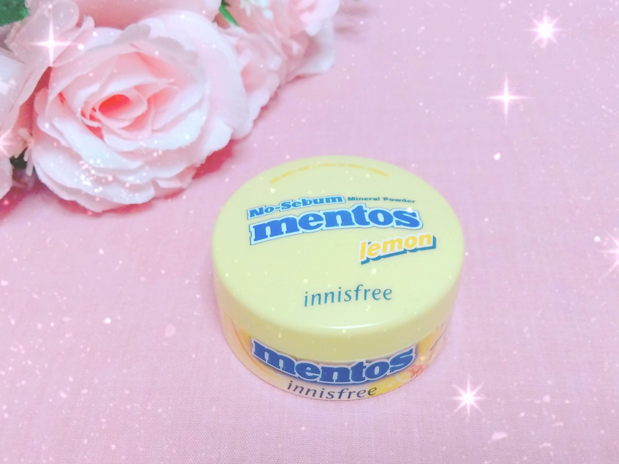 ノーセバム ミネラルパウダー LTD20 LTD203 メントス レモン/innisfree/ルースパウダーを使ったクチコミ（1枚目）
