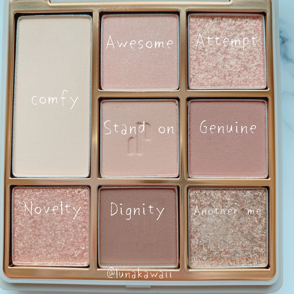 ドットオンムードアイパレット/Heart Percent/アイシャドウパレットを使ったクチコミ(2枚目)