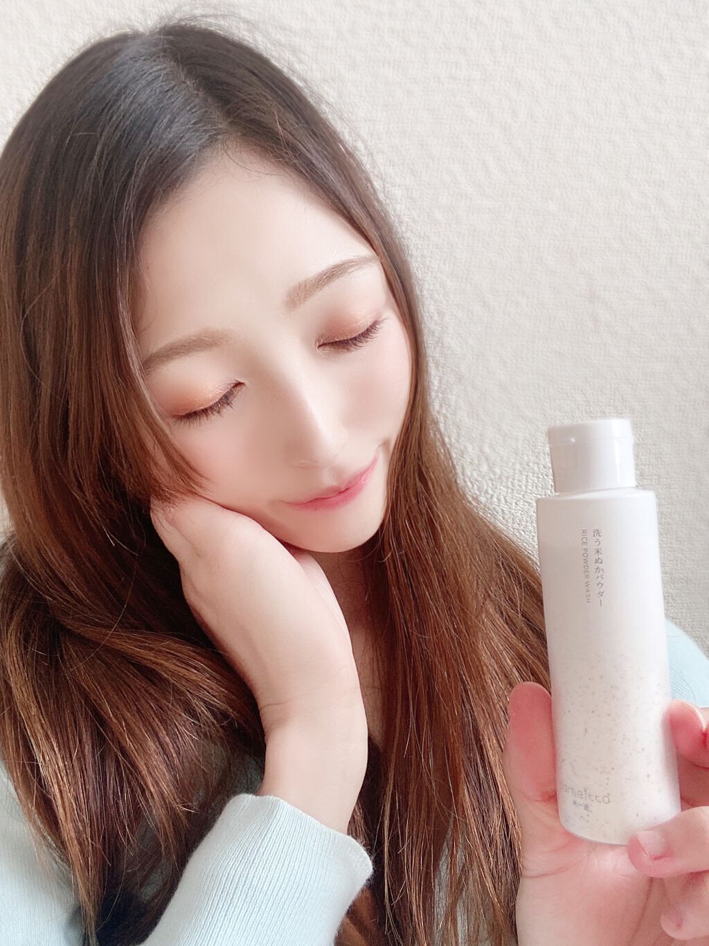 shii on LIPS 「優しいスクラブ洗顔でつるつるお肌に♡米一途洗う米ぬかパウダー米..」(4枚目)