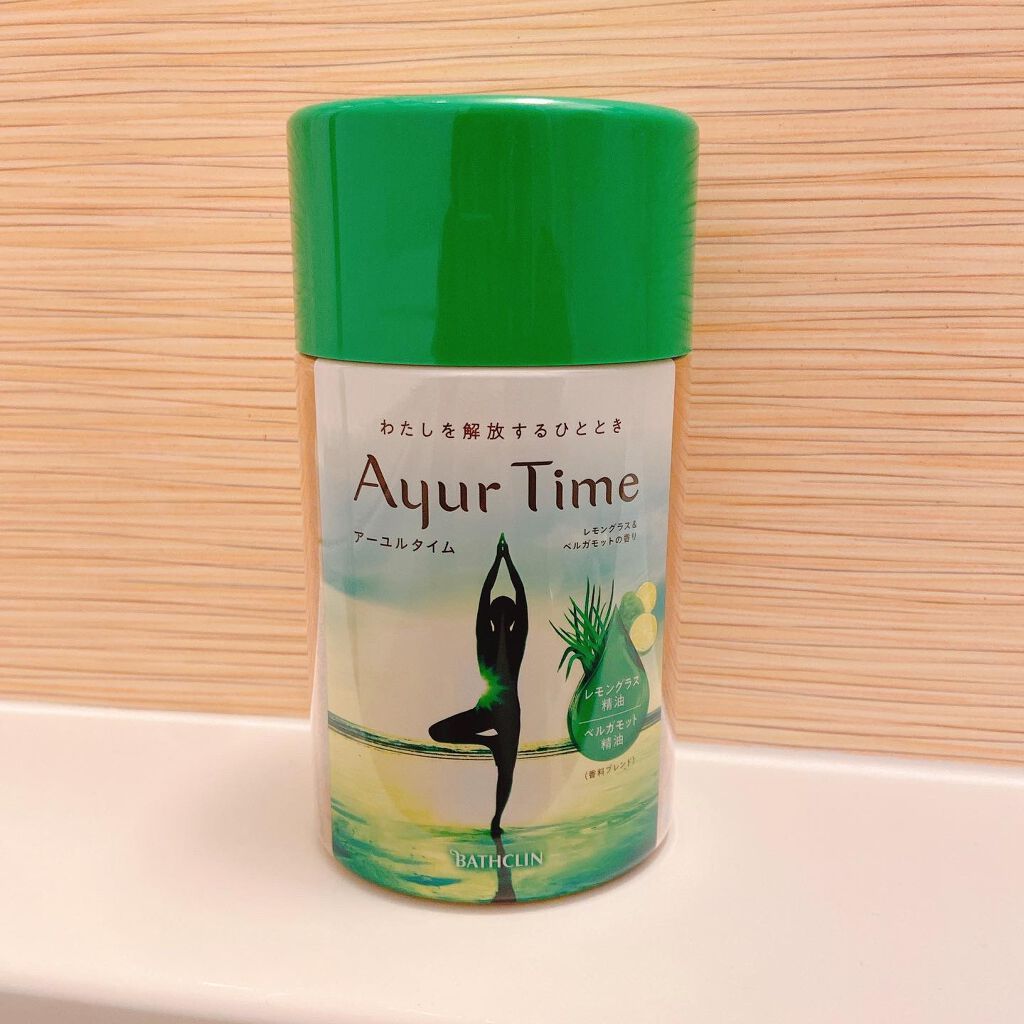 Ayur Time（アーユルタイム） レモングラス＆ベルガモットの香り 720g/アーユルタイム/無機塩系入浴剤を使ったクチコミ（1枚目）