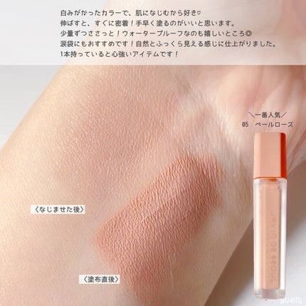 ウインク アイ シェード プライマー/Javin De Seoul/リキッドアイシャドウを使ったクチコミ(2枚目)