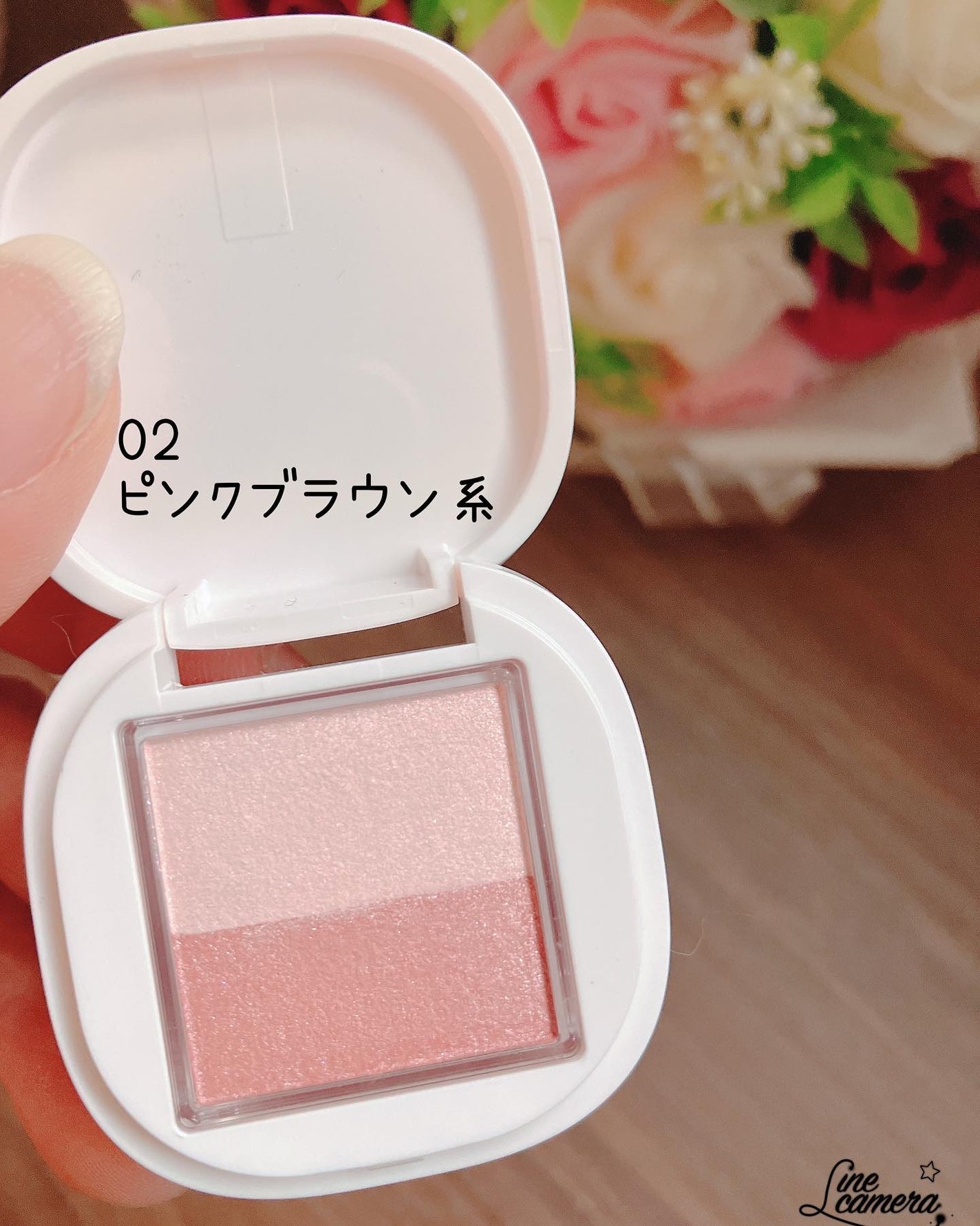 アイカラー/media luxe/アイシャドウパレットを使ったクチコミ(3枚目)