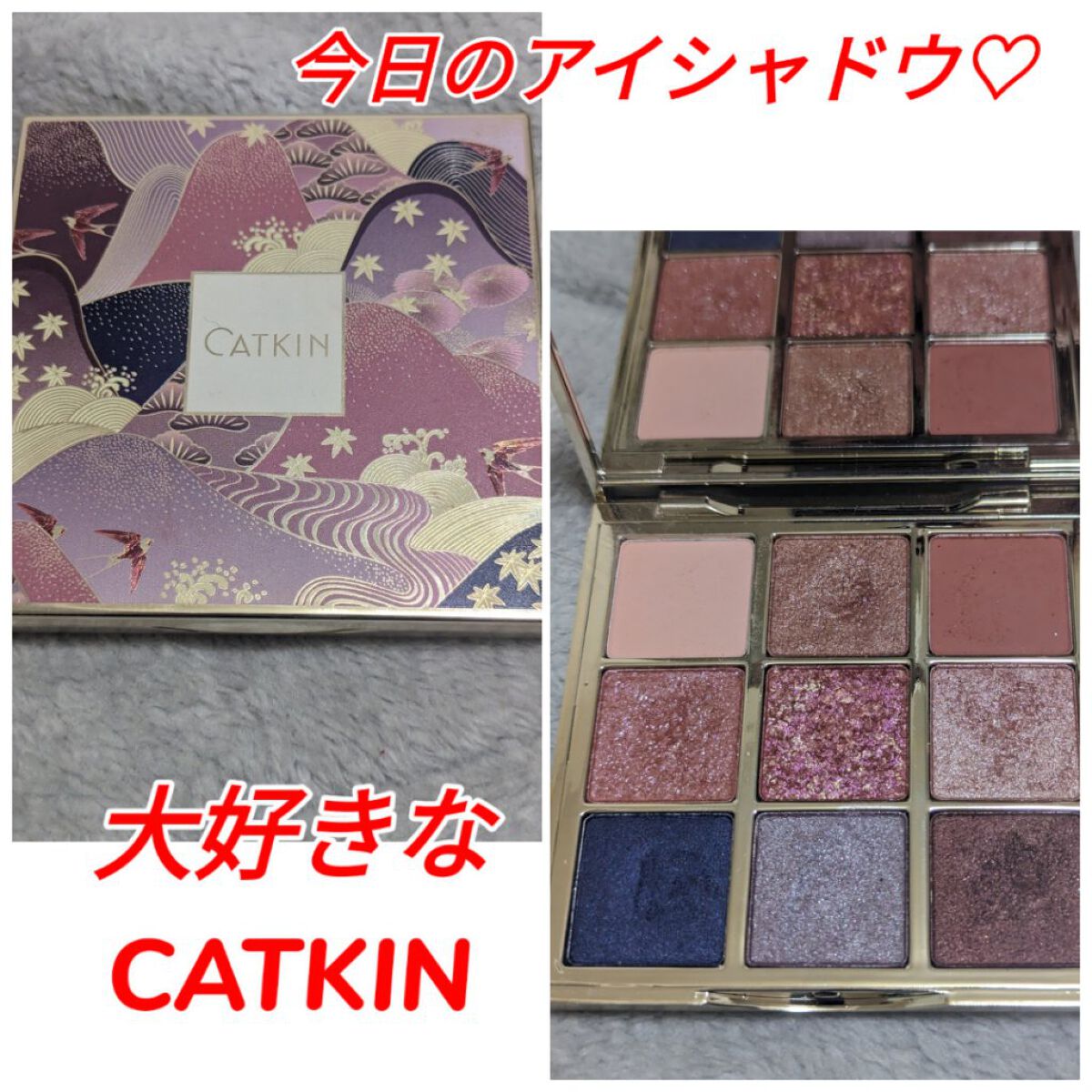 長相思シリーズ 9色アイシャドウパレット/CATKIN/アイシャドウパレットを使ったクチコミ（1枚目）