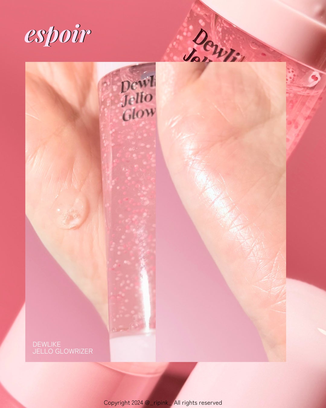 デューライクジェロー トーンアップクッション/espoir/化粧下地を使ったクチコミ(4枚目)