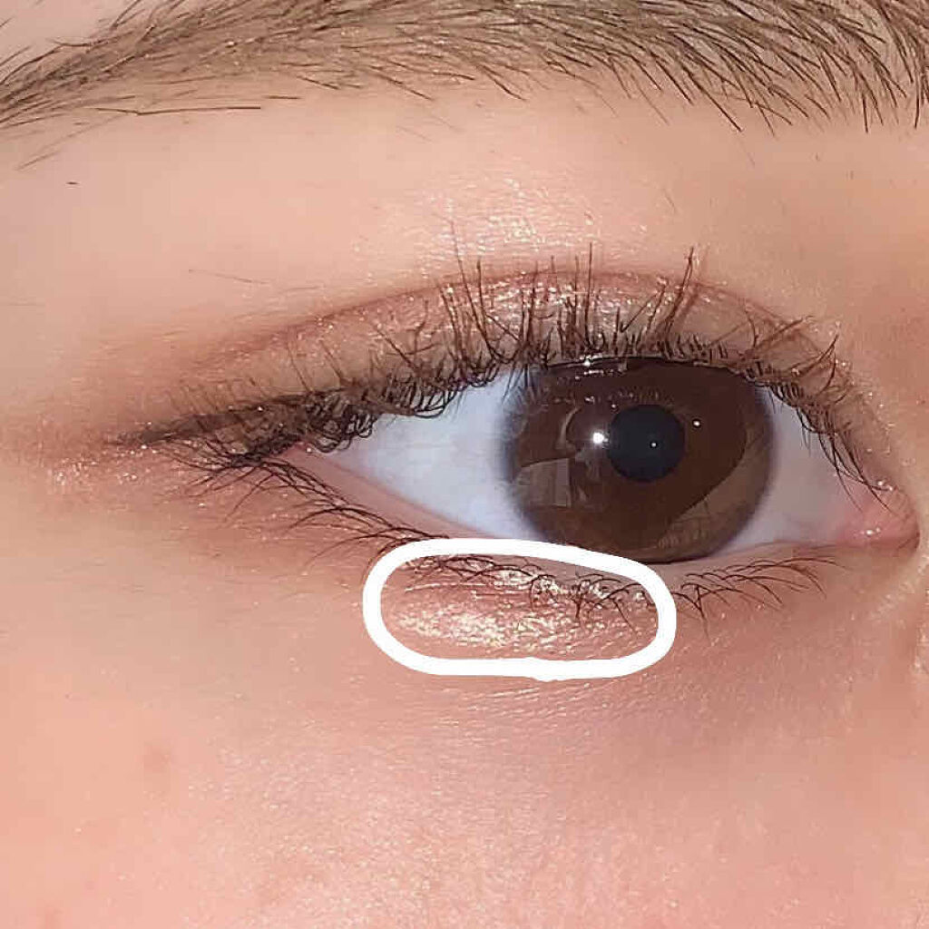 マイアイシャドウ グリッター/innisfree/単色アイシャドウを使ったクチコミ（2枚目）