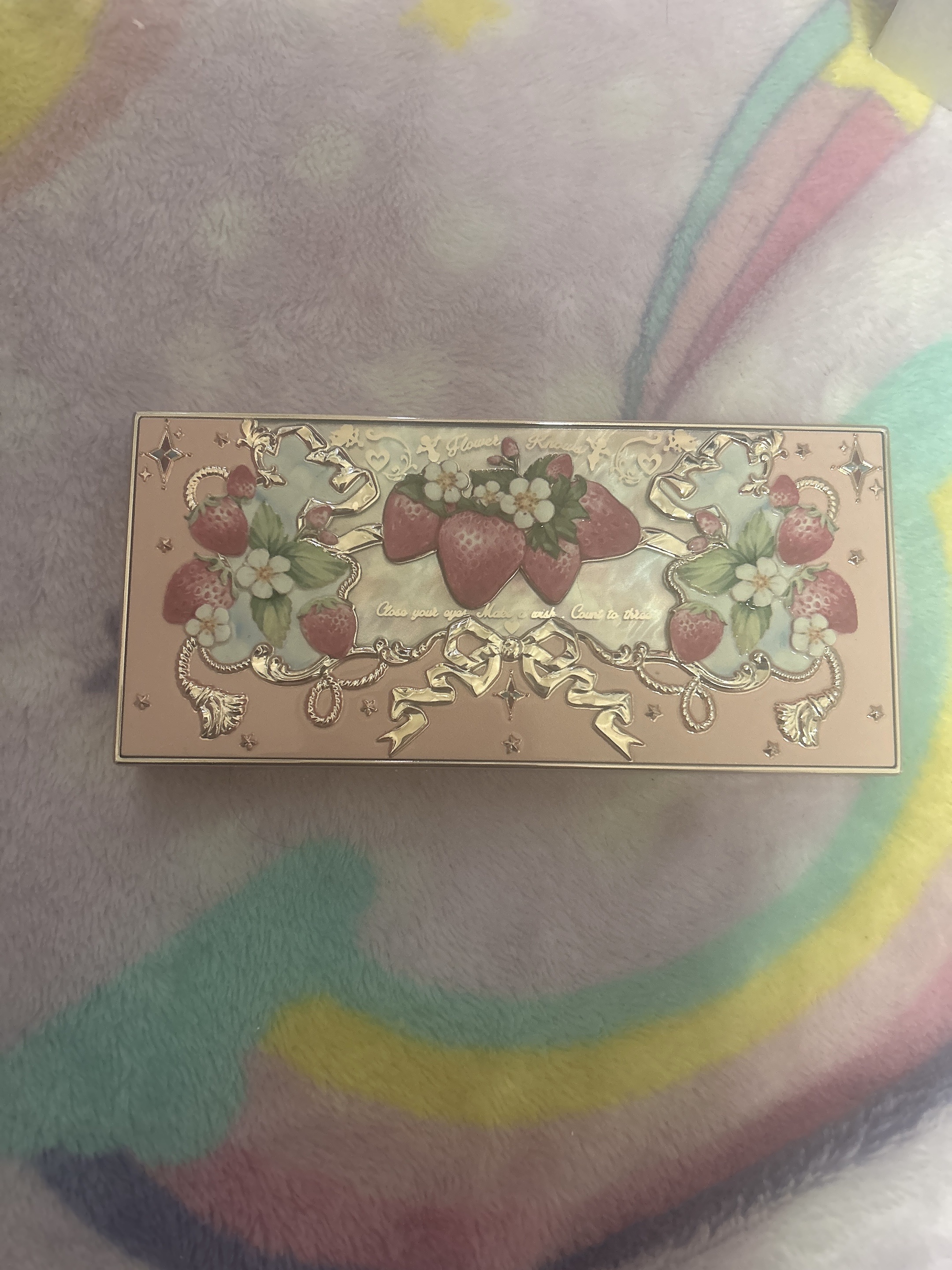 ストロベリーロココ アイシャドウパレット 04 シャンミスティローズ/FlowerKnows/アイシャドウパレットを使ったクチコミ（3枚目）