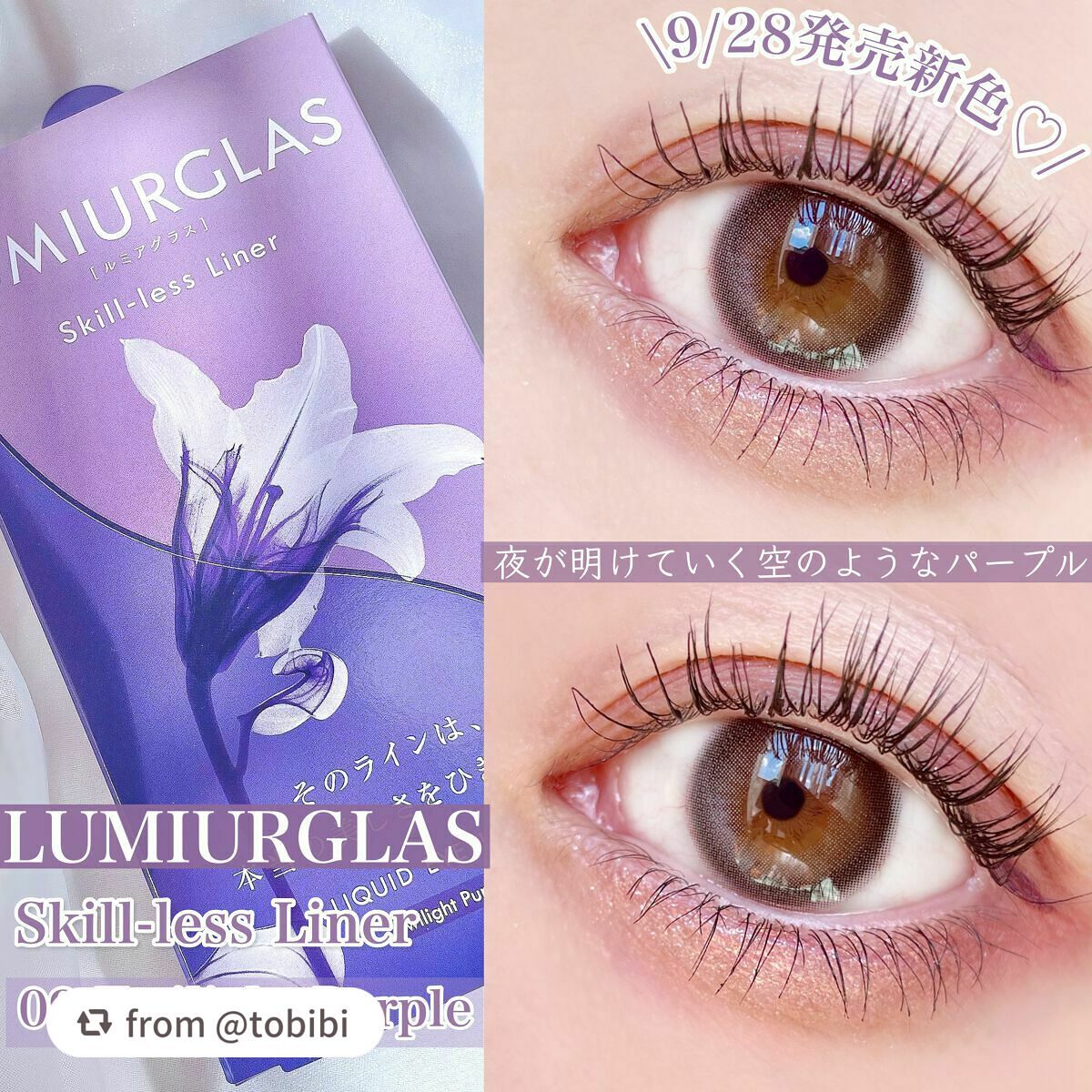 スキルレスライナー/LUMIURGLAS/リキッドアイライナーを使ったクチコミ(1枚目)