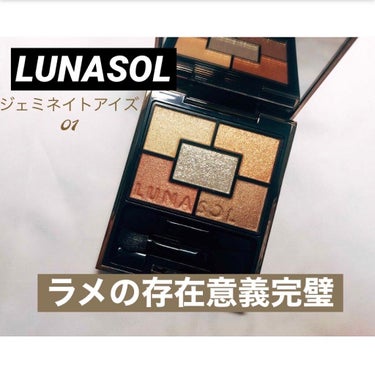 ジェミネイトアイズ N/LUNASOL/アイシャドウパレットを使ったクチコミ（1枚目）