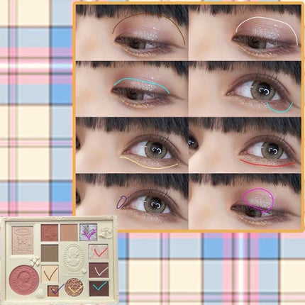 女王のカメオマルチパレット /COLORROSE/マルチパレットを使ったクチコミ(5枚目)