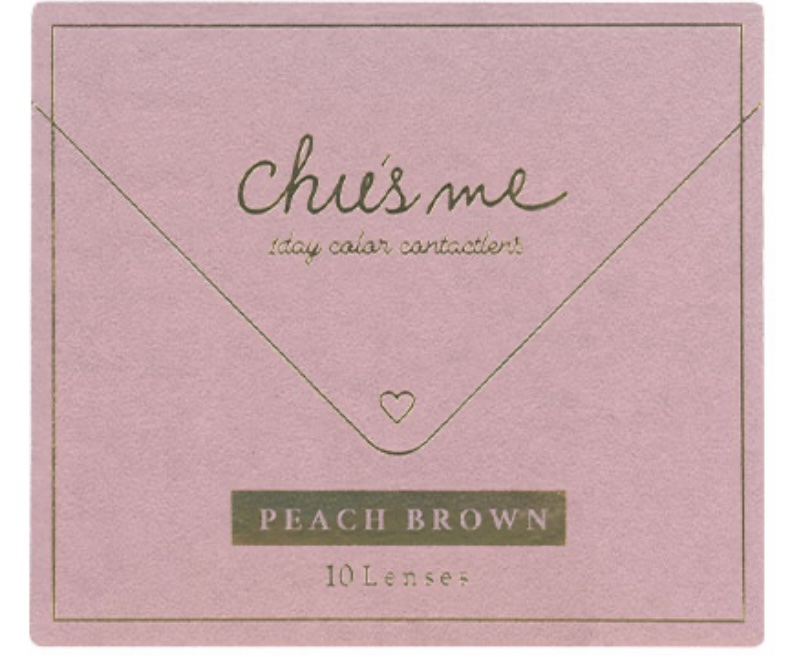 Chu's me monthly ピーチブラウン/Chu's me/１ヶ月（１MONTH）カラコンを使ったクチコミ（2枚目）