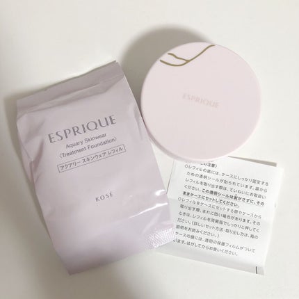アクアリースキンウェア/ESPRIQUE/クッションファンデーションを使ったクチコミ(2枚目)