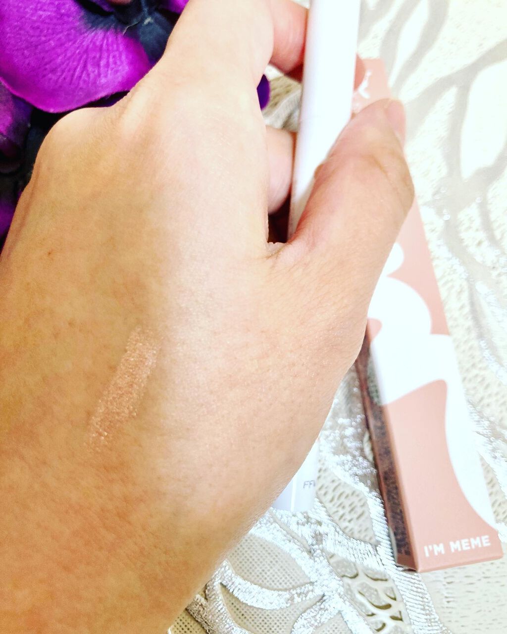 アイムスティックシャドウシマー/i’m meme/スティックアイシャドウを使ったクチコミ（3枚目）