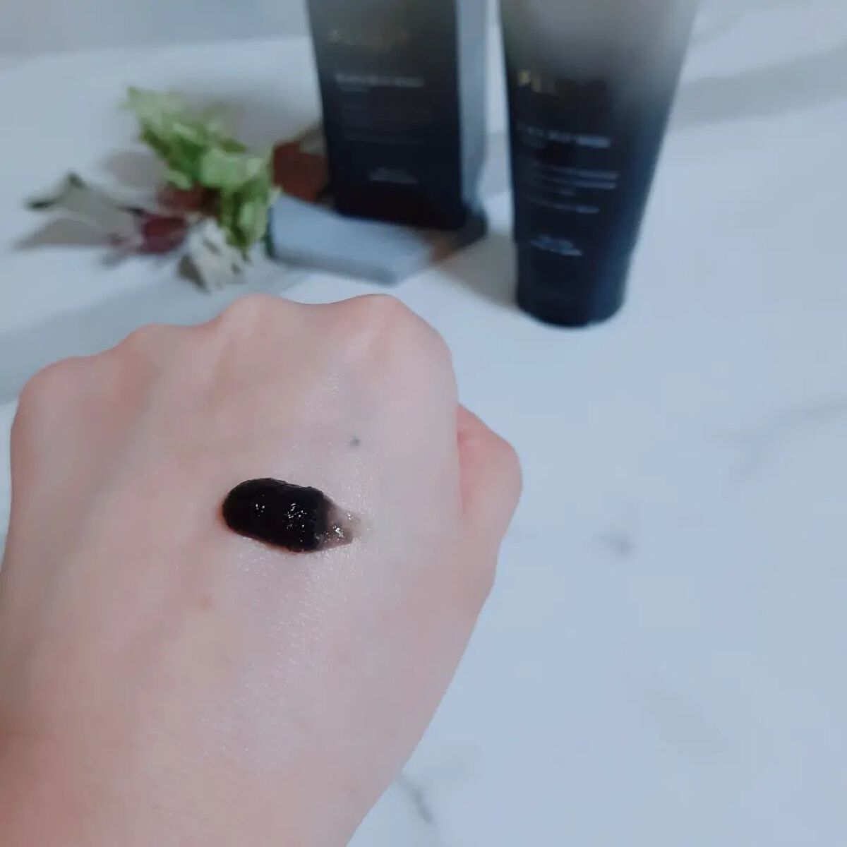 BLACK JELLY WASH(ブラックジェリーウォッシュ)/PLUEST/その他洗顔料を使ったクチコミ(4枚目)