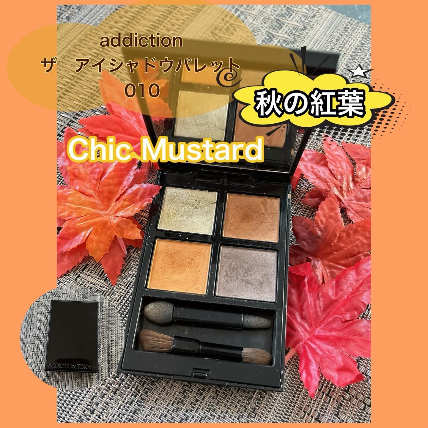 アディクション　ザ アイシャドウ パレット 010 Chic Mustard/ADDICTION/アイシャドウパレットを使ったクチコミ（1枚目）