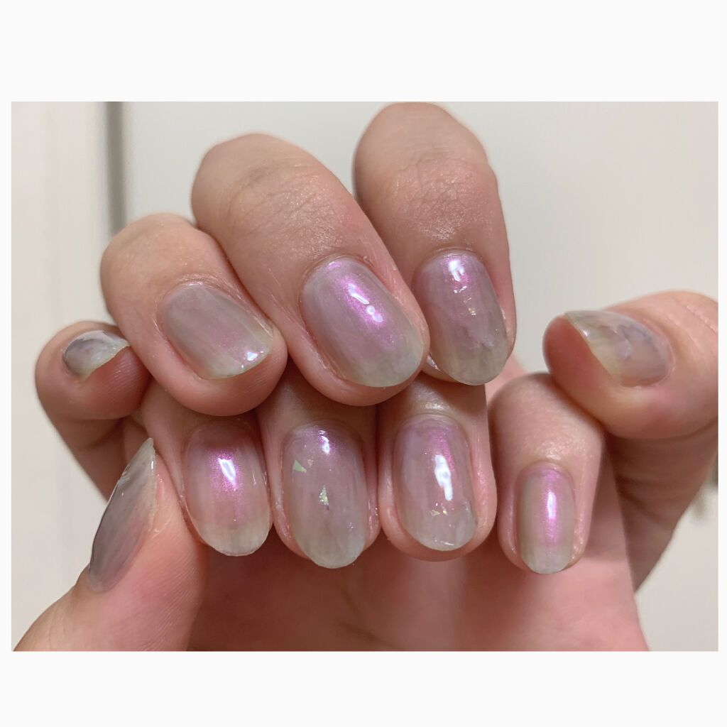 CHEER me COLOR ネイルポリッシュ/セリア/マニキュアを使ったクチコミ（2枚目）