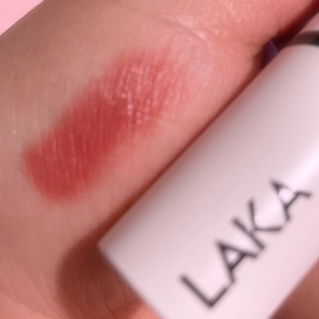 スムースマットリップスティック/Laka/口紅を使ったクチコミ(2枚目)