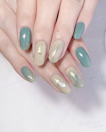 グレイズドフレグランスネイル/JNF/マニキュアを使ったクチコミ(5枚目)