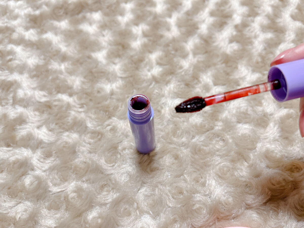 ドリーミーレイトナイト メロウティント/MERZY/リップティントを使ったクチコミ（3枚目）