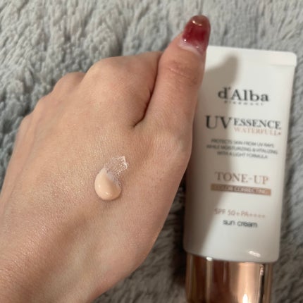 ウォータフルトーンアップサンクリーム/ダルバ/日焼け止めクリームを使ったクチコミ(2枚目)