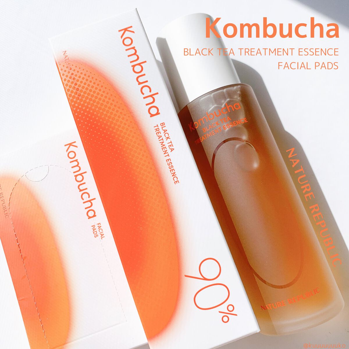 Kombuchaブラックティー90トリートメントエッセンス/ネイチャーリパブリック/化粧水を使ったクチコミ（1枚目）