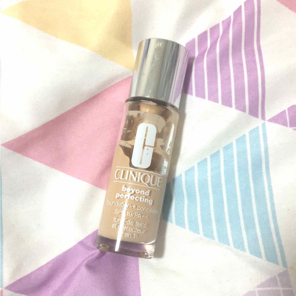 ビヨンド パーフェクティング ファンデーション 19/CLINIQUE/リキッドファンデーションを使ったクチコミ(1枚目)