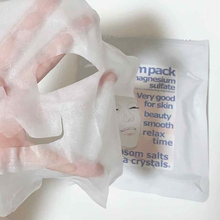 エプソムパック/sea crystals/シートマスク・パックを使ったクチコミ(3枚目)