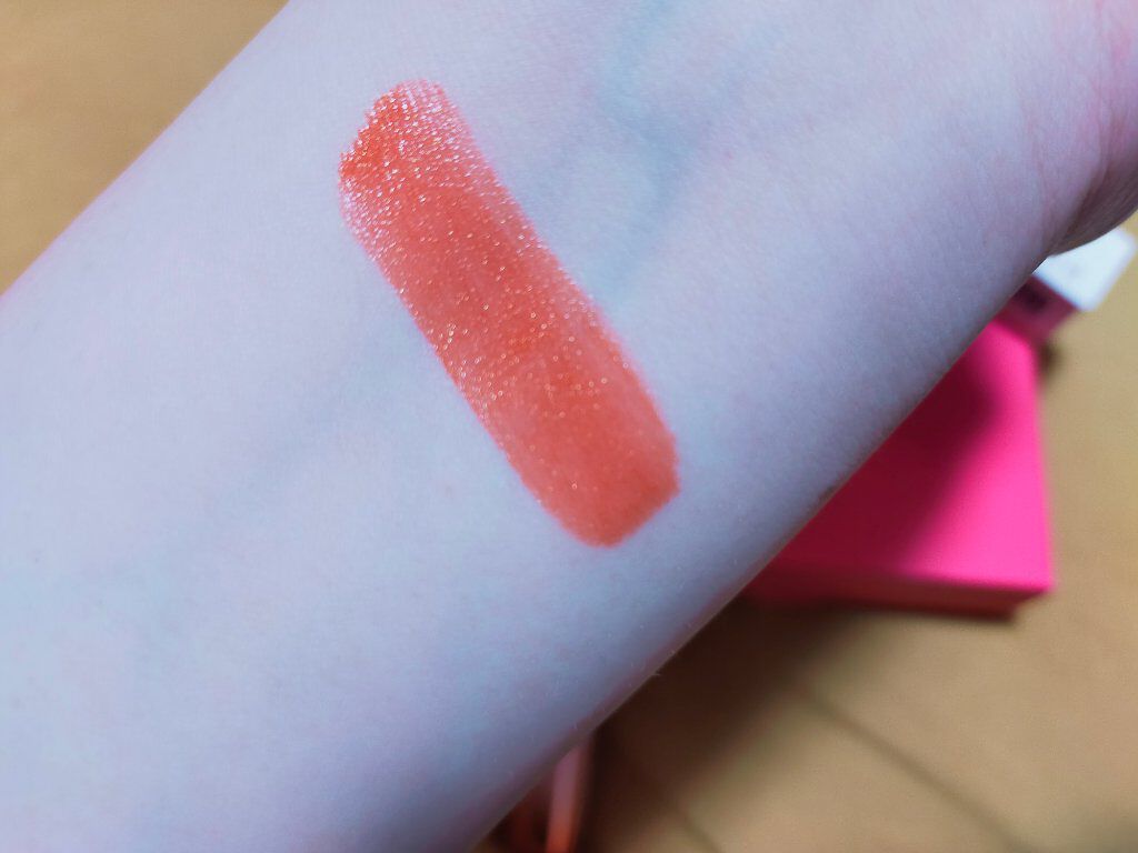 オイルリッチティント 05 アモオレンジ/Lillua/リップティントを使ったクチコミ（3枚目）