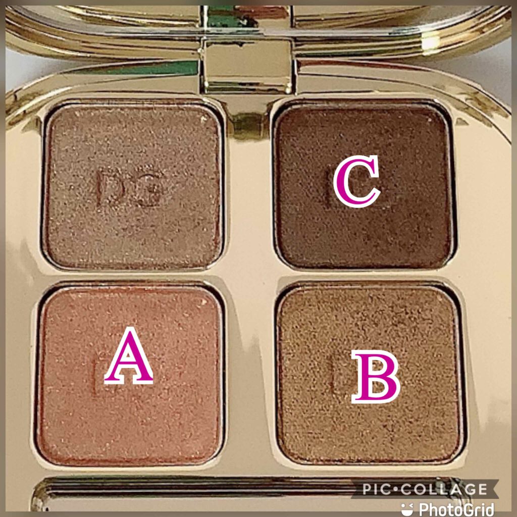 フェリンアイズ インテンスアイシャドウ クアッド/DOLCE&GABBANA BEAUTY/アイシャドウパレットを使ったクチコミ(3枚目)