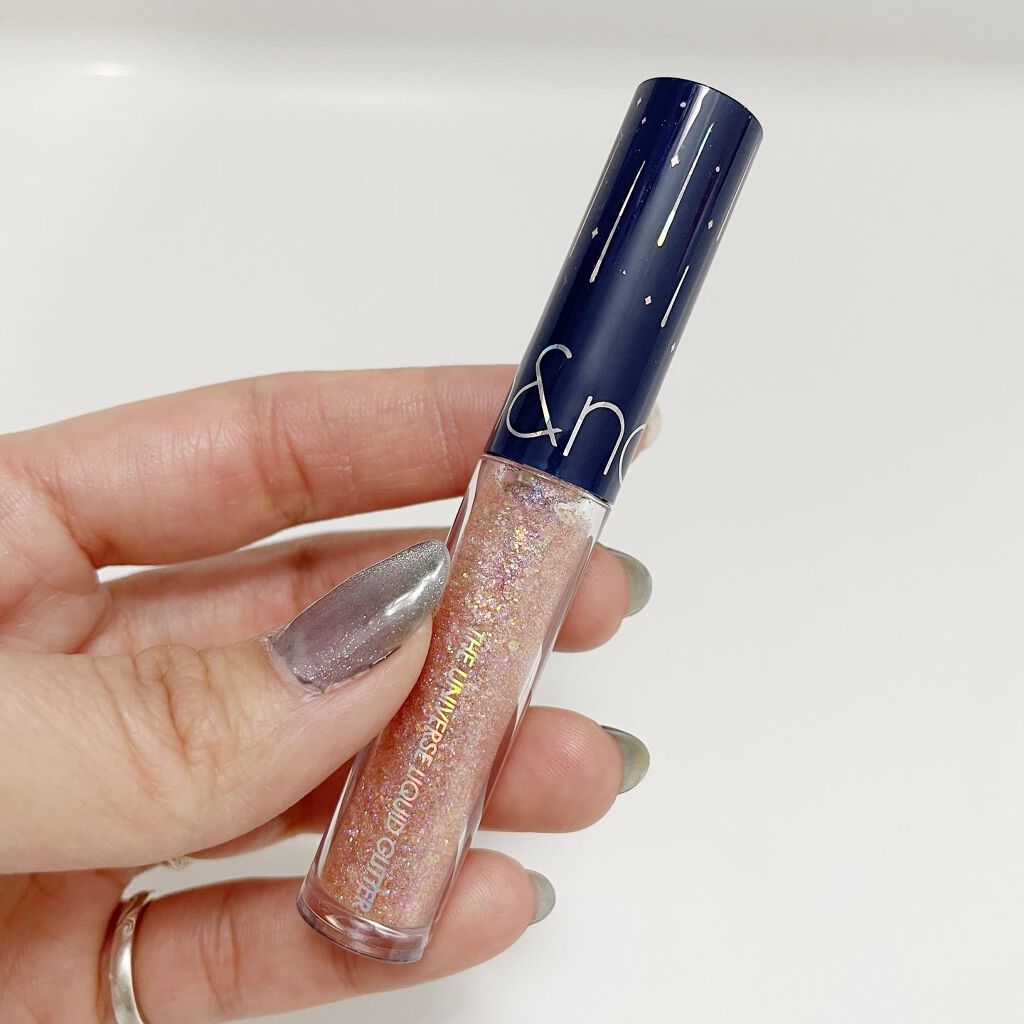 リキッド グリッター シャドウ/rom&amp;nd/グリッターを使ったクチコミ（3枚目）