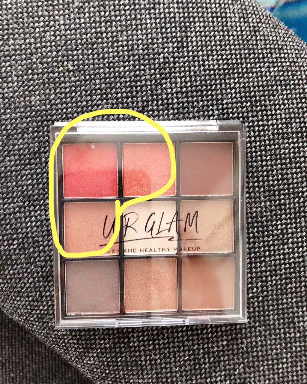 UR GLAM BLOOMING EYE COLOR PALETTE/U R GLAM/アイシャドウパレットを使ったクチコミ(2枚目)