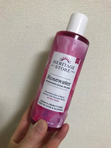 Rosewater REFRESHING FACIAL SPLASH/HERITAGE STORE/化粧水を使ったクチコミ（1枚目）