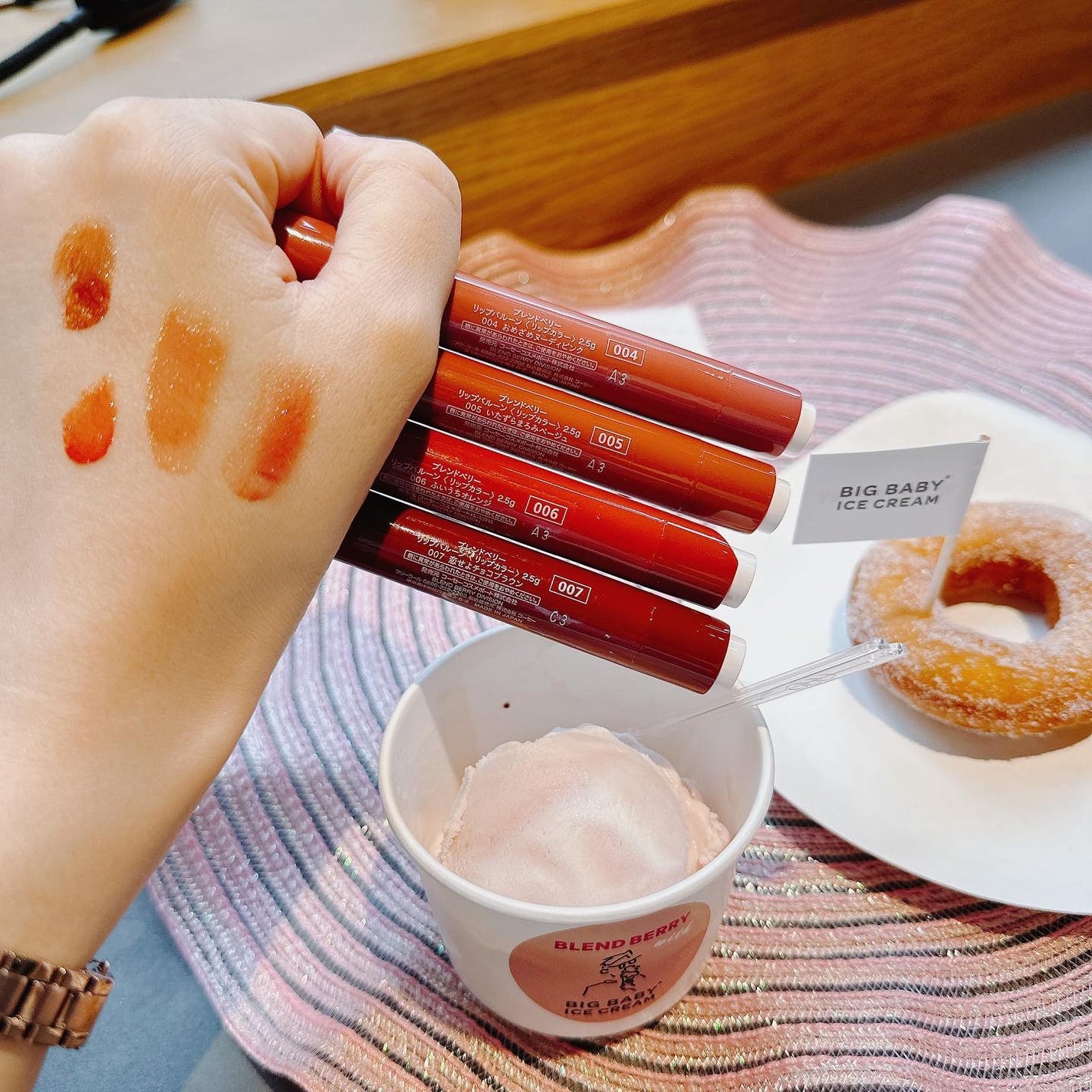 ブレンドベリー リップバルーン/BLEND BERRY/口紅を使ったクチコミ(3枚目)