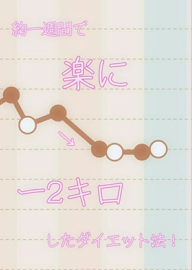 最近の悩みは肥満。肥満。肥満。。。🙍
でもダイエットは面倒くさい。。。😪
辛そう。。。。。😫

そんなずぼらな私でも出来た、夏休み中の約一週間で
楽にー2kgのダイエット法を紹介していこうと思います！😜