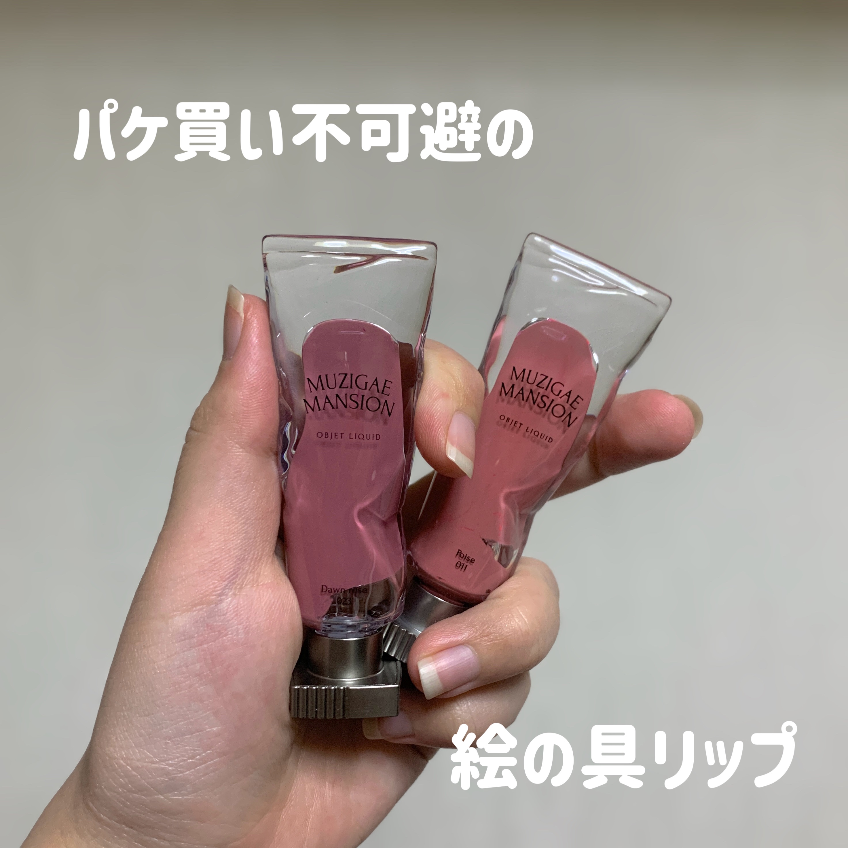 オブジェリキッド 011 Poise/MUZIGAE MANSION/口紅を使ったクチコミ（1枚目）