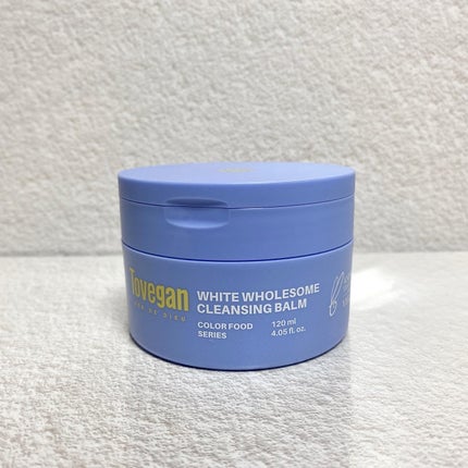 カラーフードシリーズホワイトホールサムクレンジングバーム/Tovegan/クレンジングバームを使ったクチコミ(2枚目)