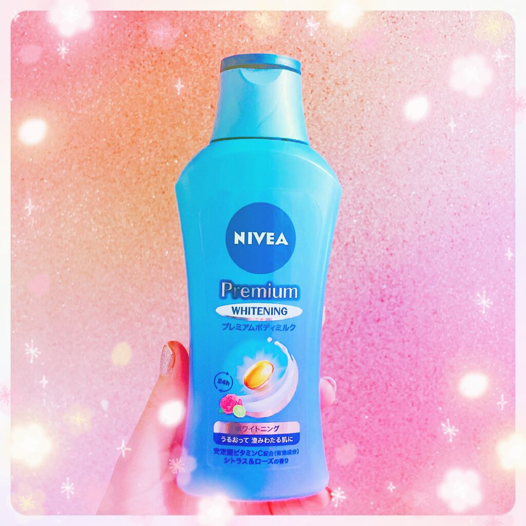 プレミアムボディミルク ホワイトニング【医薬部外品】		/ニベア/ボディミルクを使ったクチコミ（1枚目）