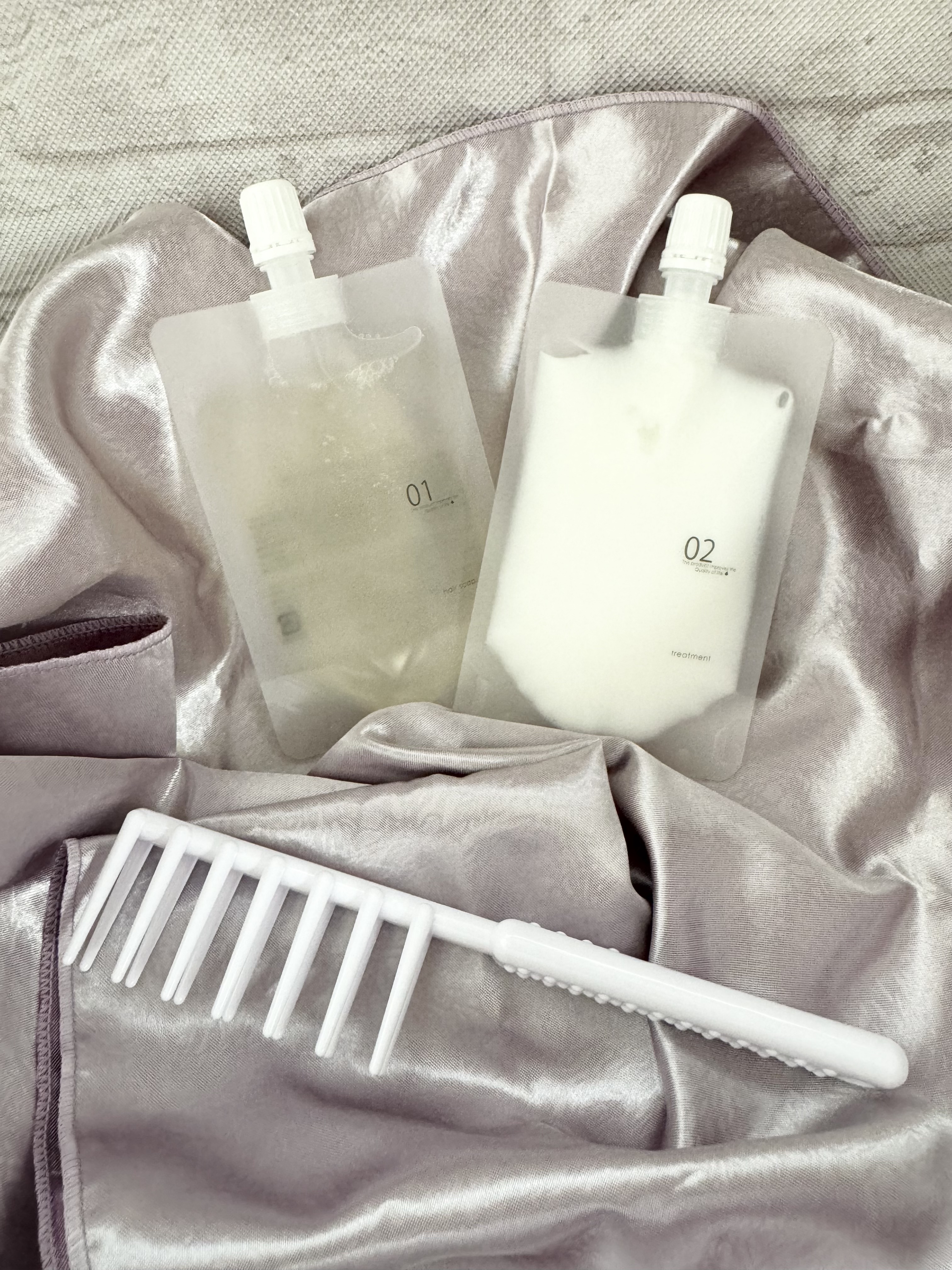 ヘアケアトライアルセット/QUEEN'S BATHROOM/トライアルキットを使ったクチコミ（1枚目）