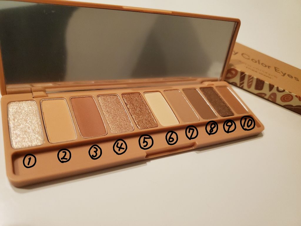 プレイカラー アイシャドウ/ETUDE/アイシャドウパレットを使ったクチコミ(2枚目)