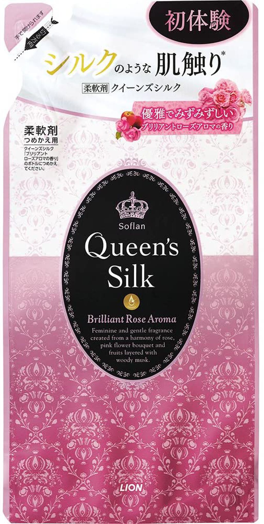 クイーンズシルク ブリリアントローズアロマの香り つめかえ用 450ml 