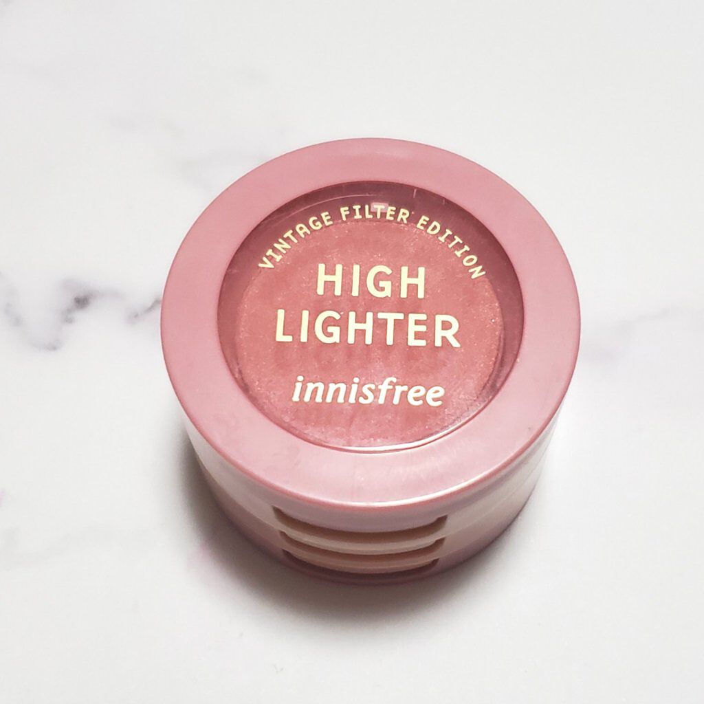 フィルター ハイライター トリオ Vintage Filter Edition/innisfree/クリームハイライトを使ったクチコミ（1枚目）