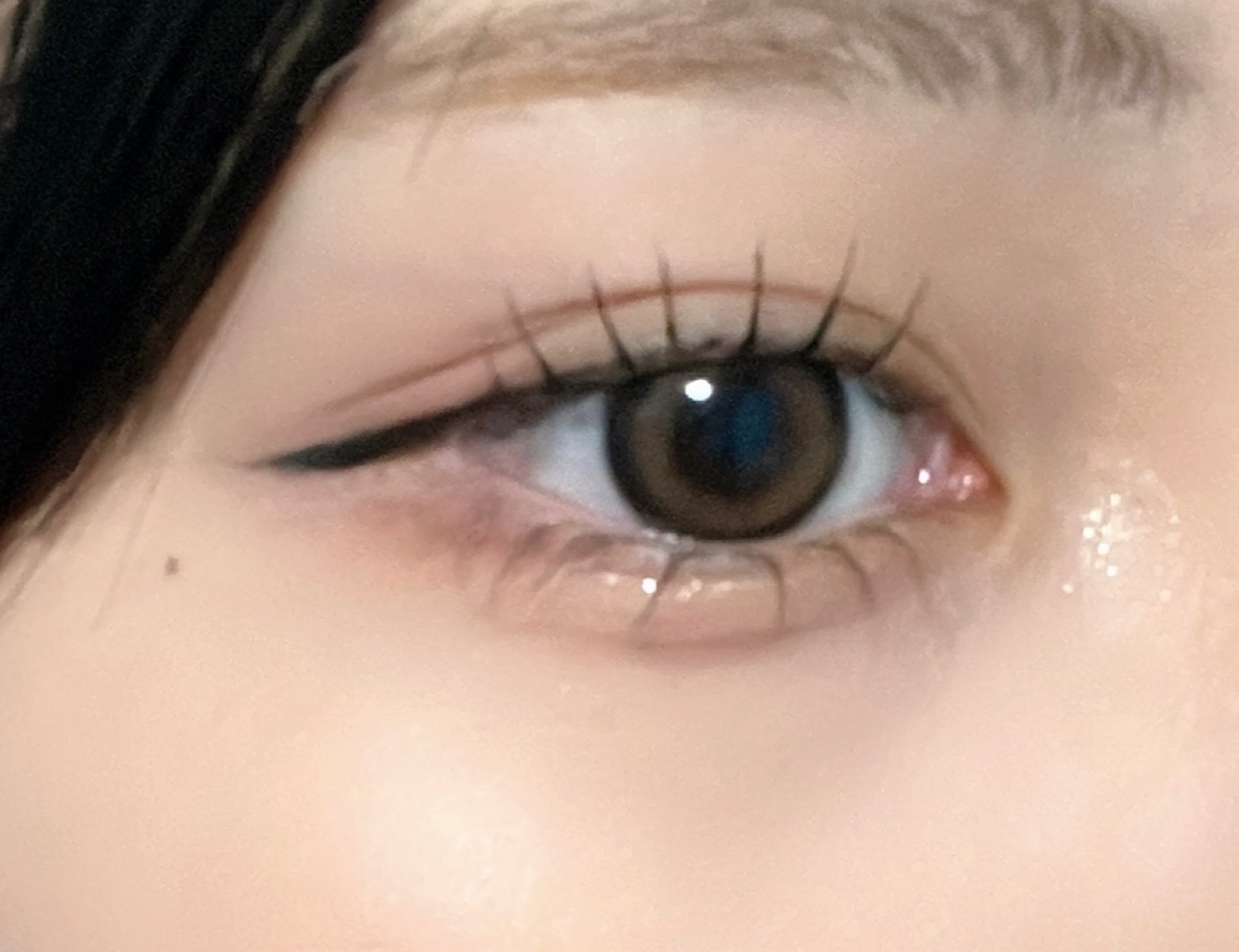 melloew melloew 1dayのクチコミ「休日メイク ✨
余裕もってメイクできるの最高*͈ᴗ͈ˬᴗ͈ෆ   

#涙袋メイク #ピンクメ.....」（1枚目）