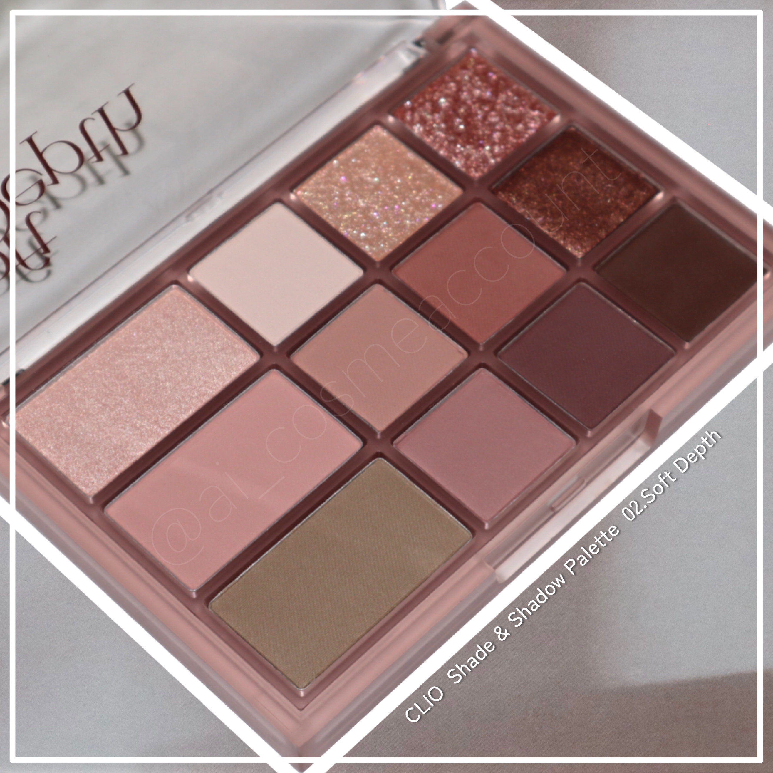シェード アンド シャドウ パレット 02 SOFT DEPTH/CLIO/アイシャドウパレットを使ったクチコミ（2枚目）